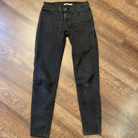 Levi's Black Skinny Jeans for Women - Picture 2 of 8